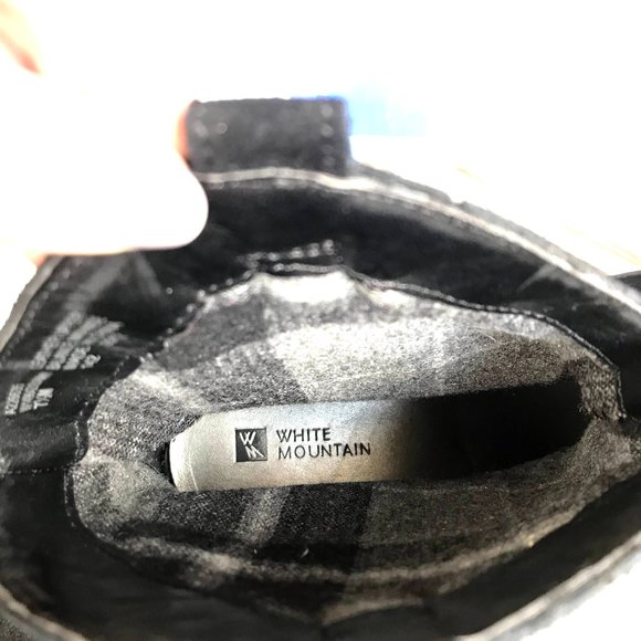 NWT White Mountain Black Leather Slammin Booties - Picture 6 of 7